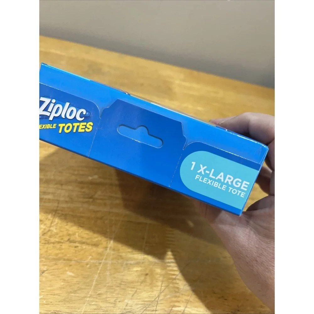 Ziploc XL X-Large Flexible Storage Tote 10 Gallon Clear Plastic Brand New Sealed